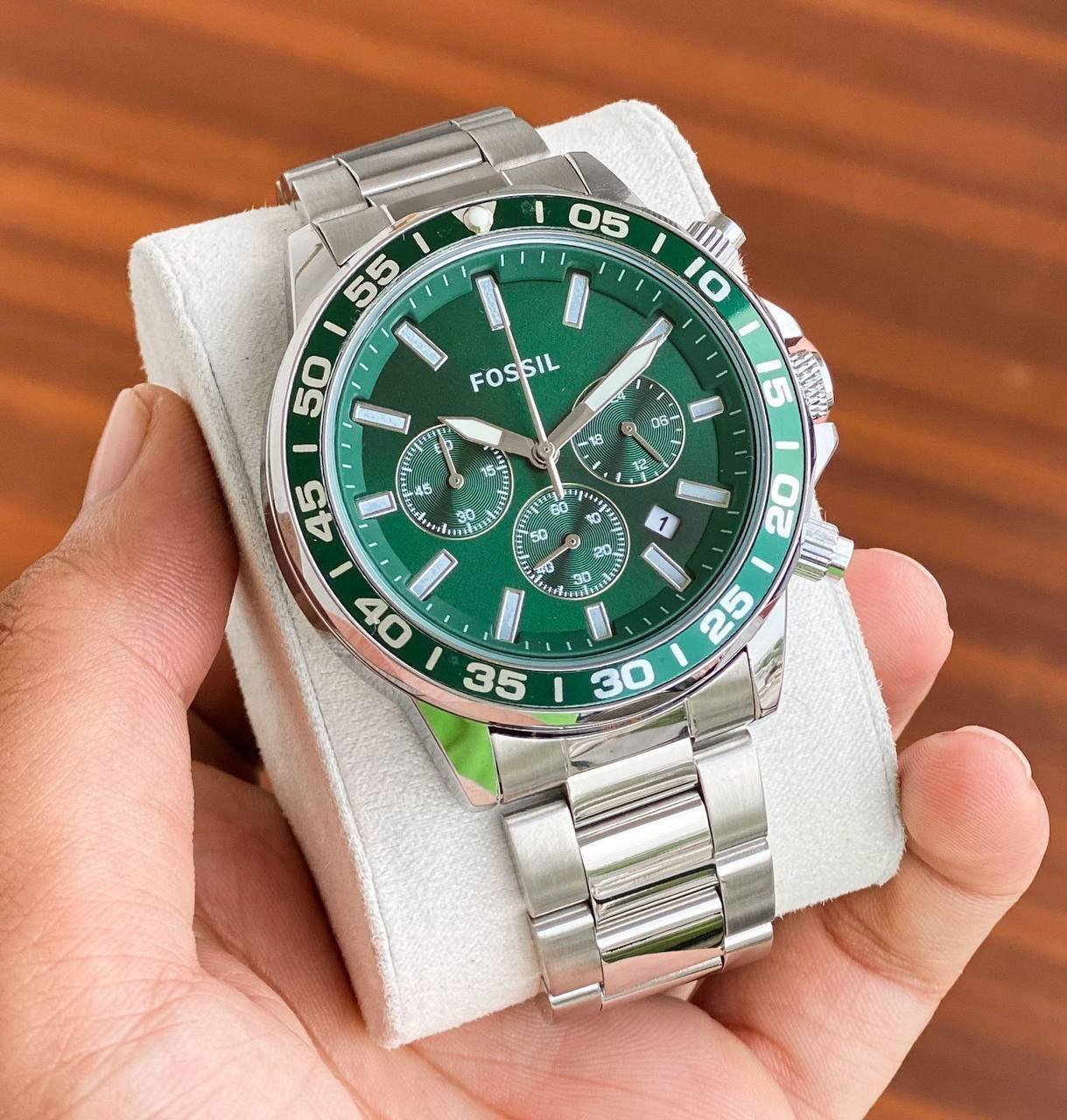 Fossil 45 mm Bronson Green Dial