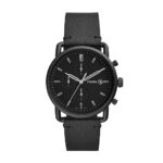 Fossil Chronograph Black Dial with Leather Strap Watch for Men FS-5504 - Accessories | Buy Online at Best Price