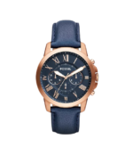 Fossil Chronograph Blue Dial Leather Men’s Watch For Man – Fs4835 (Best Gift For Man) - Buy Online | Brandfasion