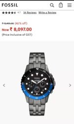 Fossil FB-01 Chronograph - Accessories | Buy Online at Best Price