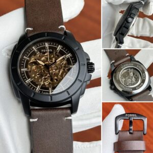 Fossil Machine Automatic Skeleton Dial Men’s Watch for Men Formal Casual – FS-05014