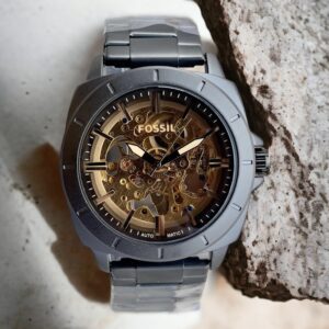 Fossil Machine Automatic Skeleton Dial Men’s Watch for Men Formal Casual – FS-05012