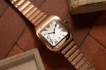 Cartier Santos Classic Watch–Full Rose Gold White