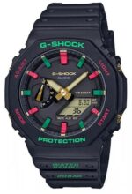 G-Shock Analog Digital Black Color Belt Men's Watch For Man With Black Dial Gift Watch GA-2100TH-1ADR