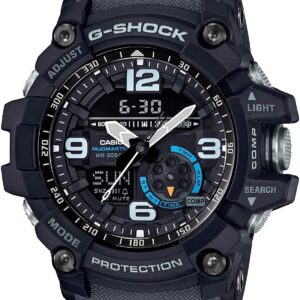 G-Shock Analog Digital Grey Belt Men’s Watch For Man GA-1000-1A8 Mud-Resist Multi Color Dial Day And Date Gift Watch Gshock