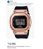 G shock Rose gold Digital Gm - Accessories | Buy Online at Best Price