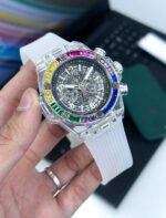 hublot big bang transparent unico sapphire rainbow