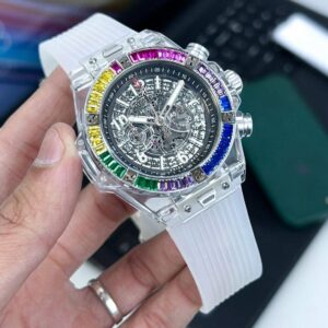 hublot big bang transparent unico sapphire rainbow
