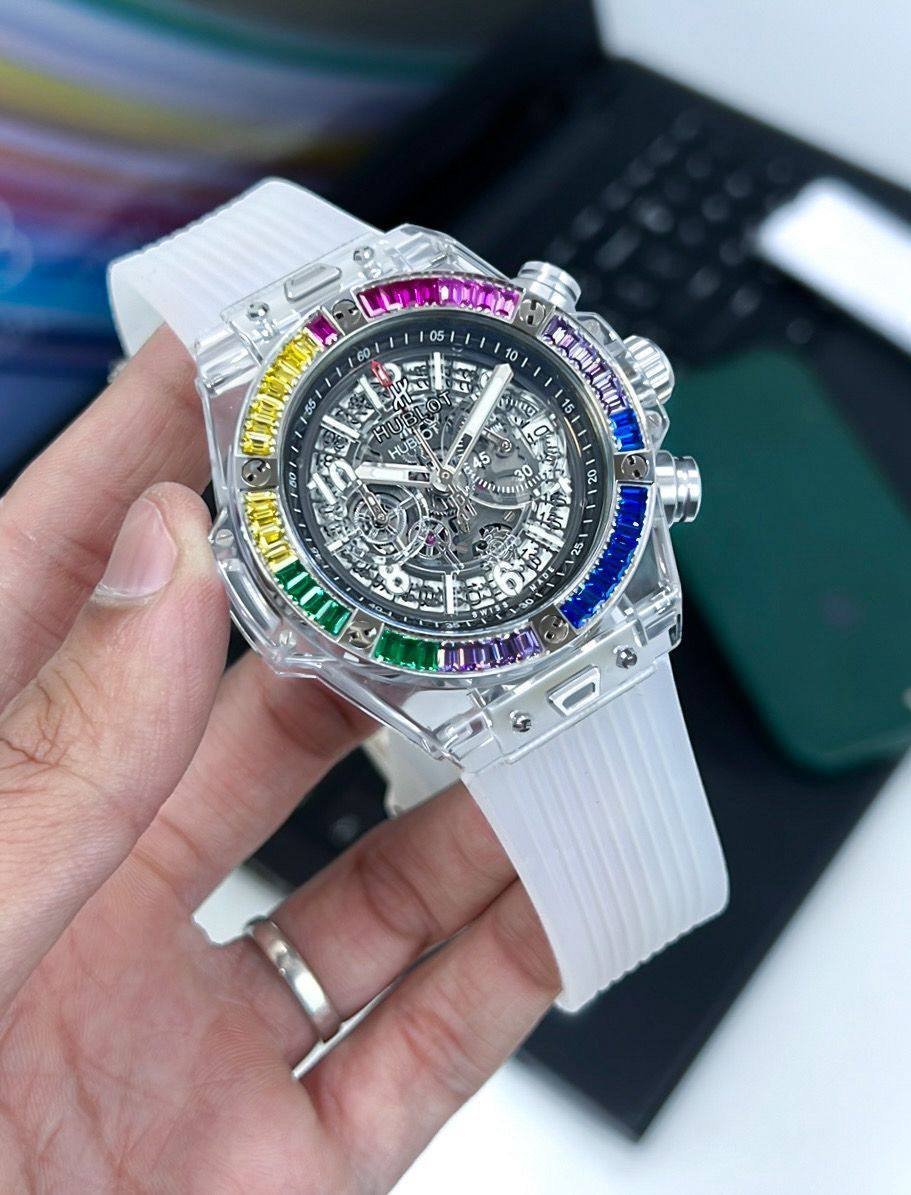 Hublot Big Bang Transparent Unico Sapphire Rainbow