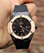 Hublot Gold Case Black Dial Mens Watch Big Bang Fusion Leather Watch For Man Hb-Gb-002 - Buy Online | Brandfasion