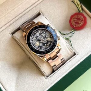 ROLEX DAYTONA SKELETON BLACK DIAL