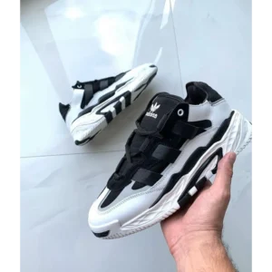 Imported Adidas Niteball Low Top Black White Shoes For Men (SW6240)
