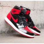 Imported Nike Air Jordan 1 Retro High Patent Bred Shoes For Men (SW5912) - 7a first copy shoes | Buy Online at Best Price