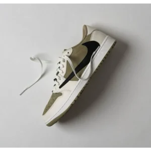 Imported Nike Air Jordan Retro 1 Low Travis Scott X Golf with Og Box (BH423)
