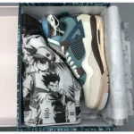 Imported Nike Air Jordan Retro 4 Snorlax Custom Shoes For Men (SW5924) - 7a first copy shoes | Buy Online at Best Price