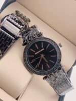 Michael Kors Black Diamond Strap Women’s Mk-3337 Watch For Woman Or Girl Black Dial Gift Watch - Buy Online | Brandfasion
