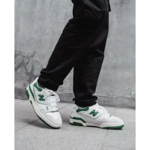 New Balance 550 White Green Shoes For Men (HS204)