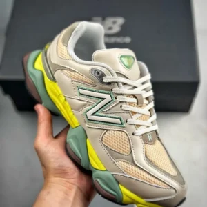 New Balance 9060 Moonbeam Vintage Rose Lime Men Shoes (FT744)