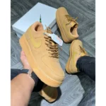 Nike Air Force 1 Low Flex Brown Shoes For Men (BOT583) - 7a first copy shoes | Buy Online at Best Price