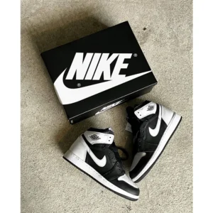 Nike Air Jordan 1 High Black White Shoes For Men (SZ33) - 7a first copy shoes | Buy Online at Best Price