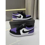 Nike Air Jordan 1 Low Court Purple Shoes For Men (LAB335) - 7a first copy shoes | Buy Online at Best Price