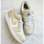 Nike Air Jordan 1 Low SE Sail Rattan University Red For Men (LAB696) - 7a first copy shoes | Buy Online at Best Price
