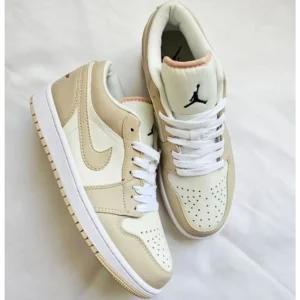 Nike Air Jordan 1 Low SE Sail Rattan University Red For Men (LAB696)