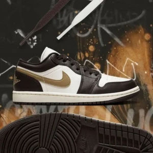 Nike Air Jordan 1 Low Shoes Shadow Brown Men Shoes (FT504)