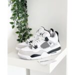Nike Air Jordan 4 Military Black Shoes For Men (BOT35) - 7a first copy shoes | Buy Online at Best Price