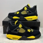 NIke Air Jordan 4 Yellow Thunder Shoes For Men (HS218) - 7a first copy shoes | Buy Online at Best Price