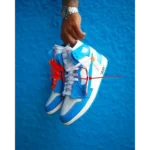Nike Air Jordan Retro 1 Off White UNC Blue Shoes For Men (HS24) - 7a first copy shoes | Buy Online at Best Price