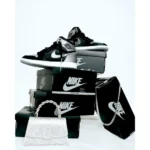 Nike Air Jordan Retro 1 Satin Shadow Shoes For Men (BOT132) - 7a first copy shoes | Buy Online at Best Price