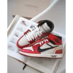 Nike Air Jordan Retro 1 X Off White Chicago Red Shoes For Men (BOT506) - 7a first copy shoes | Buy Online at Best Price