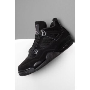 Nike Air Jordan Retro 4 Black Cat Shoes For Men (BOT45)