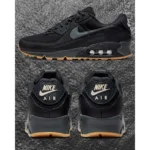 Nike Air Max 90 Black Gum Shoes For Men (LAB1286) - 7a first copy shoes | Buy Online at Best Price
