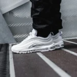 Nike Air Max 97 Full White Reflective Shoes For Men (HS111) - 7a first copy shoes | Buy Online at Best Price