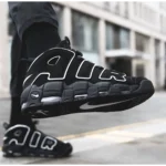 Nike AIR Uptempo black White For Men (SF06) - 7a first copy shoes | Buy Online at Best Price