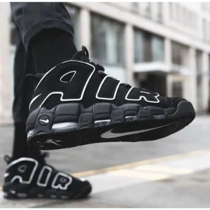Nike AIR Uptempo black White For Men (SF06)