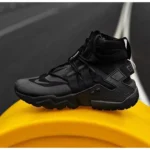 Nike Huarache Gripp Gs Triple Black Shoes For Men (SZ61) - 7a first copy shoes | Buy Online at Best Price