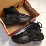 Nike Huarache Grippe Gs Triple Black Shoes For Men (BOT69) - 7a first copy shoes | Buy Online at Best Price
