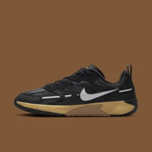 Nike Jam Electric Black Gum Shoes For Men (SW1016)