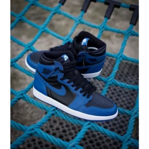 Nike Jordan Retro 1 High Dark Marina Blue Men Shoes (FT751)