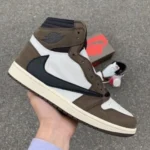 Nike Jordan Retro 1 High OG Travis Scott Mocha Semi UA Men Shoes (FT606) - 7a first copy shoes | Buy Online at Best Price