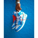 Nike Jordan Retro 1 High X OFF White Unc Men Shoes (FT562) - 7a first copy shoes | Buy Online at Best Price