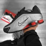 Nike Shox R4 Black Metallic Silver Men Shoes (FT323) - 7a first copy shoes | Buy Online at Best Price