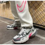 Nike V2k Run Cool Grey Pink Shoes For Men (BSF632) - 7a first copy shoes | Buy Online at Best Price