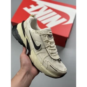 Nike V2k Run Light Beige Black Shoes For Men (SW1208)