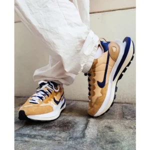 Nike Vapor Waffle X Sacai Tan Navy Shoes For Men (BOT2223) - 7a first copy shoes | Buy Online at Best Price