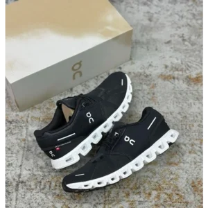 On Cloud 5 Black Running Shoes For Men (HS25)