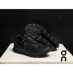 On Cloud Running Cloud Stratus All Black Shoes For Men (SL06)